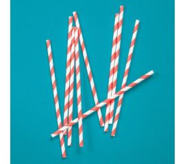Трубочки коктейльные бумажные