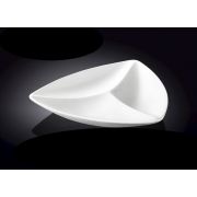 Менажница 3-х секц. 200 мм. треугольная Wilmax /6/36/