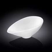 Салатник овальный 120*80 мм. 75 мл. h=50 мм. скошенный край Wilmax /1/6/96/