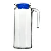 Кувшин 1 л. d=92 мм. h=220 мм. с голубой крышкой Кошем /6/288/