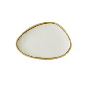 Тарелка d=225 мм. Террастоун Белый /1/12/ АКЦИЯ