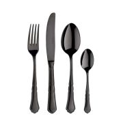 Ложка столовая Сетеченто Блэк 18/10  3 мм 20 см. Pinti /12/