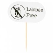 Флажок «LACTOSE FREE» 8 см. 100 шт/уп /1/40/