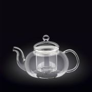 Чайник  770 мл. заварочный с колбой стекл. Термостекло Wilmax /1/18/