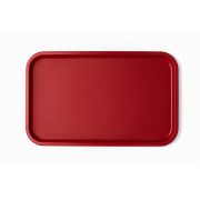Поднос 52,5*32,5 см. темно-красный поверхность шагрень (416) MGprof /1/10/