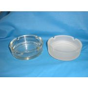 Пепельница d=107 мм. h=30 мм. белая (матовая) /1/72/