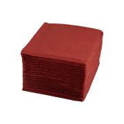 Салфетки 24*24 см. бордовые 1-сл 400 лист/уп /1/18/
