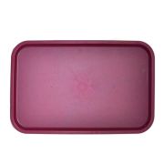 Поднос 52,5*32,5 см. вишневый поверхность шагрень (505) MGprof /1/10/