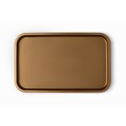 Поднос 52,5*32,5 см. золотой поверхность шагрень (508) MGprof /1/10/