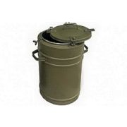 Термос 36 л. нерж. колба кругл. темно-зел. /1/