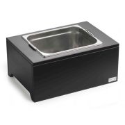 Подставка 46*32*19,5 см. для охлажд. 4 бутылок шампанского, дерево венге+нерж. Pinti /1/