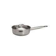 Сотейник  0,8 л. нерж. d=14 см. h=5,5 см. с крышк. тройное дно (индукция) MGsteel /1/10/