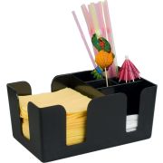 Подставка барная для салфеток и украшений черная MGprof /1/25/