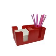 Подставка барная для салфеток и украшений красная MGprof /1/25/