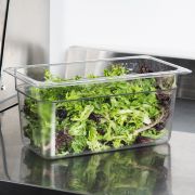 Гастроемкость 1/3 h=150 мм. 325*176 мм. 5,5 л. поликарб. прозрач. /1/24/