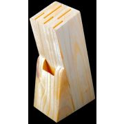 Подставка для ножей 11*6,5*21 см. для 5 шт. сосна /1/24/ АКЦИЯ