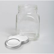 Банка для подачи 800 мл. 90*90 мм. h=140 мм. с крышкой Твист офф /1/24/
