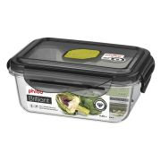 Контейнер для продуктов прямоуг.  0,45 л. 13*10*5 см.  герметичный с клапаном «Бриллиант» /1/12/