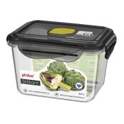 Контейнер для продуктов прямоуг.  0,7 л.  13*10*8 см. герметичный с клапаном «Бриллиант» /1/8/