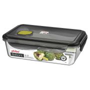 Контейнер для продуктов прямоуг.  1 л. 19,5*12,5*5,5 см.  герметич. с клапаном «Бриллиант» /1/12/