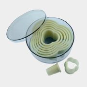 Резак пласт. набор 8 шт. h=3,5 см. «Клевер» полиамид De Buyer /1/