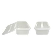 Контейнер для продуктов прямоуг.  6,0 л. 30*23*12 см. с ручкой, с белым зажимом MGprof /1/30/