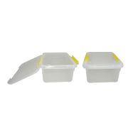 Контейнер для продуктов прямоуг.  6,0 л. 30*23*12 см. с желтым зажимом MGprof /1/30/