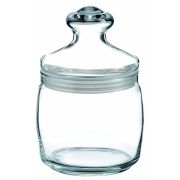 Банка для сыпучих прод.  500 мл. со стекл. крышкой Чешни /1/12/360/