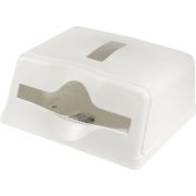Диспенсер для бумажных полотенец Z, V-слож. пластик до 500 листов (полотенце 56294) MGprof /1/