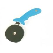 Нож для пиццы d=10 см. нерж. с голубой пластик. ручкой Gimetal /1/6/