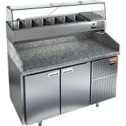 Стол холодильный для пиццы с камен. столешн. PZ3-11/GN Hicold
