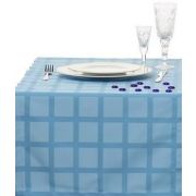 Скатерть 145*180 см. голубая клетка /3/ Под заказ