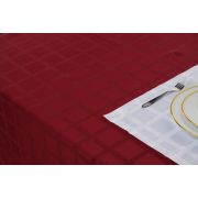 Скатерть 110*110 см. бордо клетка /3/ Под заказ