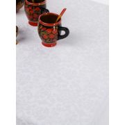 Салфетка 43*43 см. белая мелкий цветок /3/ Под заказ