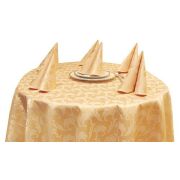 Салфетка 43*43 см. бежевая перья /3/ Под заказ