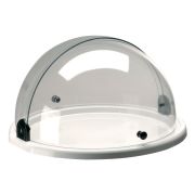 Поднос сервировочный d=38 см. пластик, с крышкой Roll-Top Abert /1/