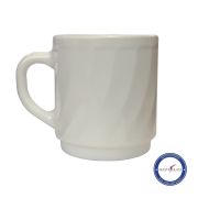 Кружка 300 мл. белая d=80, h=90 мм. штабелир. Трианон (P9508) (Q6661) /6/36/1080/ АКЦИЯ