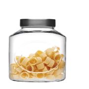 Банка для сыпучих прод. 2500 мл. 175*125*195 мм. с метал. крышкой /1/6/