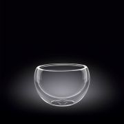 Салатник d =85 мм. 250 мл. h=75 мм. с двойными стенками Термостекло Wilmax /6/96/