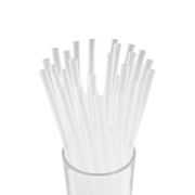 Трубочки кокт. 0,8*20 см. 250 шт/уп. прямые прозрачные Милк КОРОТКИЕ /1/23/