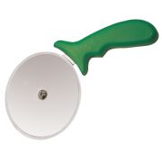 Нож для пиццы d=10 см. нерж. с зеленой пластик. ручкой MGsteel /1/72/ АКЦИЯ