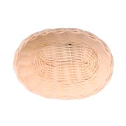 Корзина для хлеба овальная 18*12*6 см. бежевая полиротанг MGprof /1/144/ АКЦИЯ