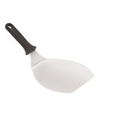 Лопатка для пиццы 35 см. изогнутая раб. часть 22*16,5 см. нерж. ручка пластик MGsteel /1/47/ АКЦИЯ