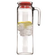 Кувшин 1,3 л. d=78 мм. h=270 мм. с красной крышкой Фриго /6/216/