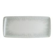 Блюдо прямоуг. 340*160 мм. Ирис Серый, форма Мув Bonna /1/12/696/