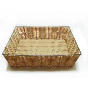 Корзина для хлеба прямоуг. 32,5*26,5*8 см. бежевая полиротанг APS /1/30/