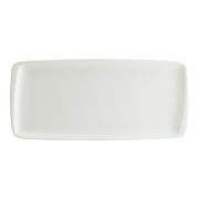 Блюдо прямоуг. 340*160 мм. Ирис Белый, форма Мув Bonna /1/12/696/