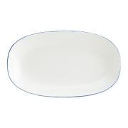 Блюдо овальное 240*140 мм. Ретро синий край, форма Гурмэ Bonna /1/12/1164/