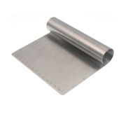 Скребок (разделитель для теста) h=12 см. раб.часть 15*8 см. нерж. со шкалой MGsteel  /1/12/72/