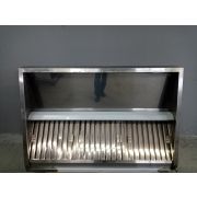 Зонт пристенный 1500х1000х350 с жироуловителями нерж.